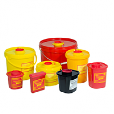 Емкость-контейнеры для сбора мед. отходов (органических отходов и острого инструментария)10 л желтый