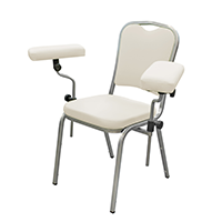 Кресло-стул донорское ДР01 с двумя подлокотниками, на опорах