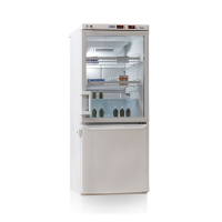 Холодильник комбинированый лабораторный ХЛ-250 "ПОЗИС" (170/80л)с тонированной стекл дверью и замком