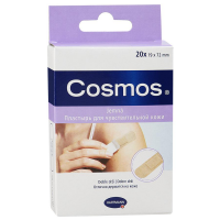COSMOS sensitive - Пластырь для чувствительной кожи, 20 шт., 1 размер